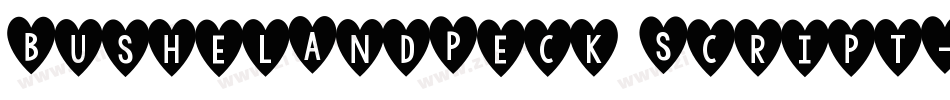 BushelAndPeck Script字体转换